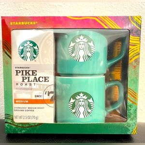 Starbucks Holiday Pike Place Two Mug Gift Set